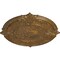 Ekena Millwork Attica Acanthus Leaf Ceiling Medallion (Canopies up to 3 1/4"), 30 1/8"OD x 1 1/2"P, Rubbed Bronze CM30ATRZS - alternate 4